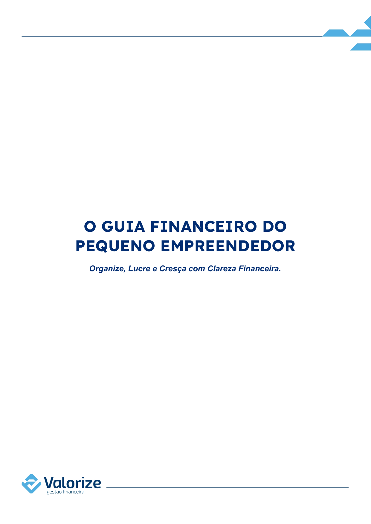 Capa do ebook O Guia Financeiro do Pequeno Empreendedor